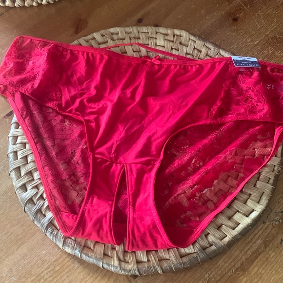 NWT cacique novelty red naughty panty size 18/20 - Picture 1 of 3